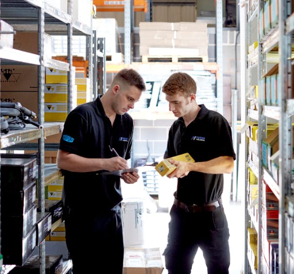 Cropped Aisle Josh and Connor