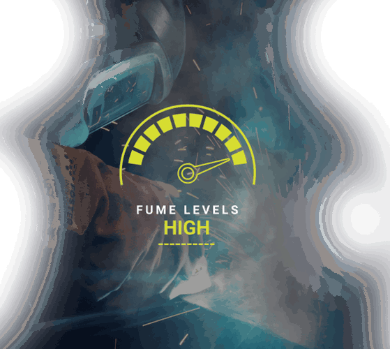 Fume levels transparent